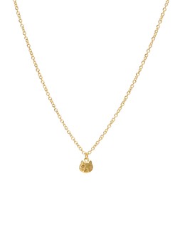 Django Cat Charm Gold Plated Pendant Necklace £39.50