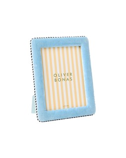 Dulce Blue Fabric Picture Frame 6X8