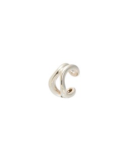 Galia Wavy Shaped Silver Chunky Ear Cuff £28