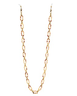 Hettie Brown Chequerboard Resin Links Sunglasses Chain £19.50