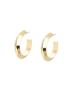 Mika Chunky Gold Tone Hoop Earrings £16.50