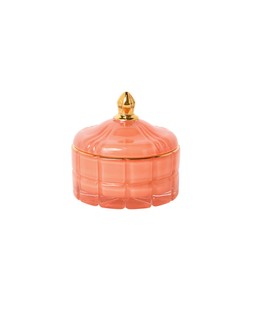 Ola Coral & Gold Storage Pot £14.5