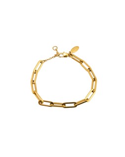 Oliver Bonas Austen Paperclip Chain Stainless Steel Bracelet £28