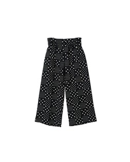 Oliver Bonas Black & White Spot Tie Waist Culotte £68