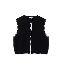 Oliver Bonas Blanket Stitch Detail Waistcoat £55