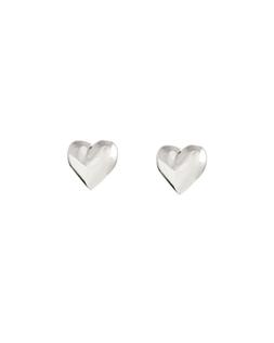 Oliver Bonas Cera Silver Puffy Heart Stud Earrings £12.50