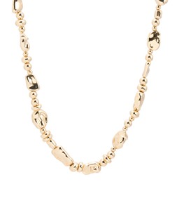 Oliver Bonas Charlie Gold Tone Organic Bead Shape Collar Necklace £28