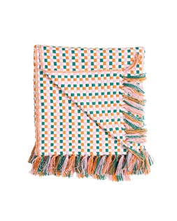 Oliver Bonas Chequerboard Woven Throw £29.50