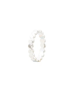 Oliver Bonas Clodagh Swirl Engraved Detail Silver Ring £38