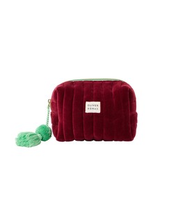 Oliver Bonas Contrast Quilted Velvet Washbag £18.50