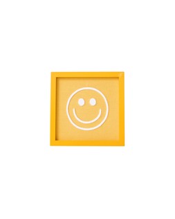 Oliver Bonas Embroidered Happy Face Wall Art £25