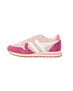 Oliver Bonas Gola Daytona Chute Rose Cerise White Trainers £75