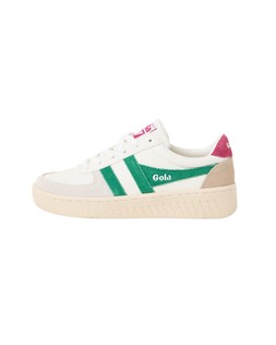 Oliver Bonas Gola Grandslam Trident White Emerald Cerise Trainers £85