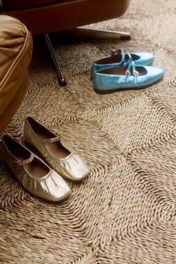 Oliver Bonas Gold Gathered Mary Jane £70 - Oliver Bonas Light Blue Mary Jane £65 (1)