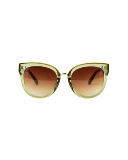 Oliver Bonas Green Crystal Torte Arm Cat Eye Sunglasses £26
