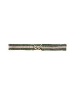 Oliver Bonas Green & Pink Stripe Stretch Belt £22