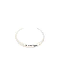 Oliver Bonas Hallie Hammered Silver Plated Bangle £58