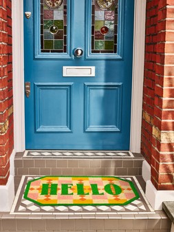 Oliver Bonas Hello Tile Doormat £29.50