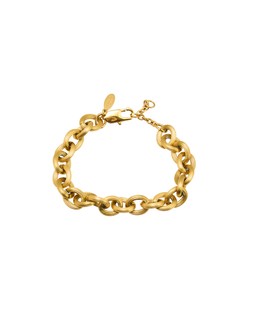 Oliver Bonas Jane Etched Detail Stainless Steel Chunky Chain Bracelet £29.50