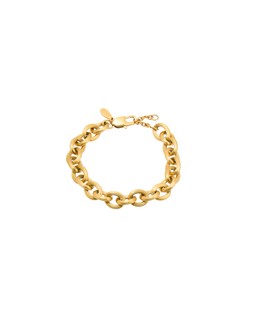 Oliver Bonas Jane Etched Detail Stainless Steel Chunky Chain Bracelet £29.50