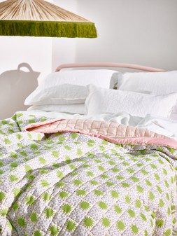 Oliver Bonas Marina Printed Bedspread £145 (2)