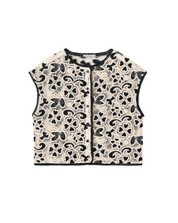 Oliver Bonas Mono Crochet Waistcoat £55