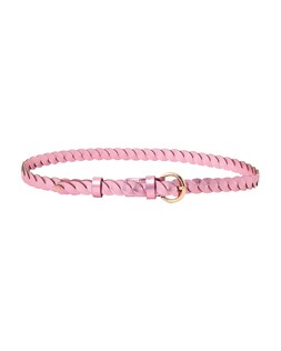 Oliver Bonas Pink Metallic PU Twist Belt £24