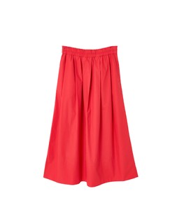 Oliver Bonas Red Elasticated Waist Midi Skirt £65