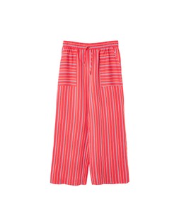 Oliver Bonas Red Stripe Pull On Wide Leg Trouser £68
