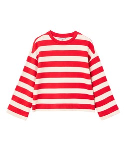 Oliver Bonas Red Wide Stripe Top £45