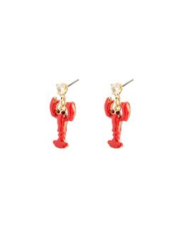 Oliver Bonas Seb Lobster Drop Stud Earrings £14