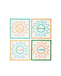 Oliver Bonas Sol Cocktail Napkins S4 £19.50