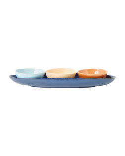 Oliver Bonas Soleil Glaze Platter & Bowls £45