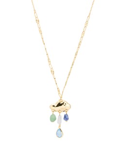 Oliver Bonas Taranis Stone Drop Cloud Pendant Necklace £26