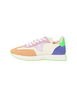 Oliver Bonas Victoria Cosmos Serraje Verde Multicolour & Nylon Trainers £79