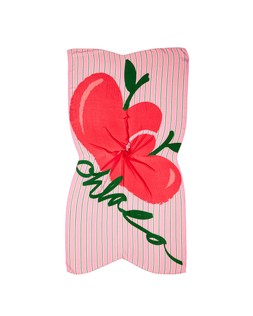 Pink & Green Striped Oh La La Lightweight Scarf £29.50