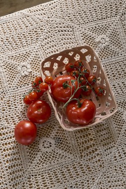 Shrimps x Oliver Bonas Ceramic Woven Basket £45