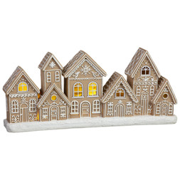 15CM LIGHT UP GINGERBEAD HOUSES £10 (426157)