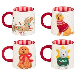 3D DOG XMAS MUG £3.50