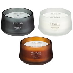 B&M HOME SS26 // JAPANDI CALM // LARGE 3-WICK CANDLE // £6 EACH//