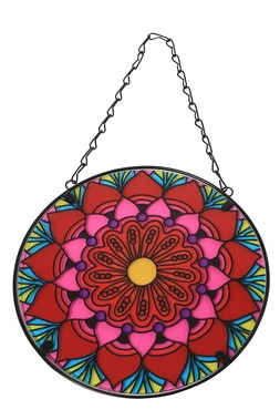 B&M GARDEN SS26 // SOLAR HOT AIR BALLOONS // STAINED GLASS HANGING DECORATION // £4 //