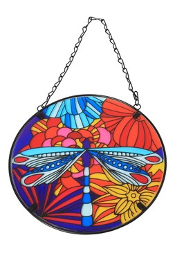B&M GARDEN SS26 // SOLAR HOT AIR BALLOONS // STAINED GLASS HANGING DECORATION // £4 //