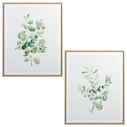 B&M HOME SS26 // JAPANDI CALM // EUCALYPTUS PRINT CANVAS // £7 EACH //