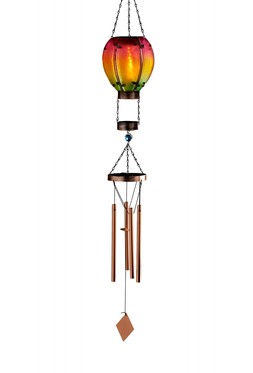 B&M GARDEN SS26 // SOLAR HOT AIR BALLOONS // SOLAR GLASS HOT AIR BALLOON WINDCHIME // £8 //