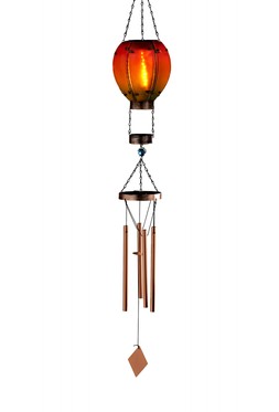 B&M GARDEN SS26 // SOLAR HOT AIR BALLOONS // SOLAR GLASS HOT AIR BALLOON WINDCHIME // £8 //