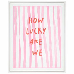 B&M HOME SS26 // STATEMENT HOME - LIMITED TIME ONLY // QUOTATION CANVAS 40X50CM // £7 //