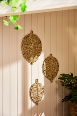B&M GARDEN SS26 // NATURAL GARDEN // 3PK NATURAL LEAVES £10 //