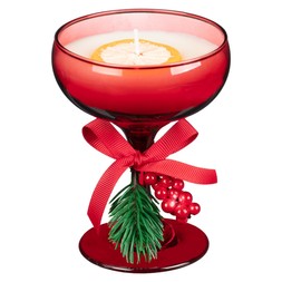 COCKTAIL CANDLE - SPICED CLEMENTINE £3 (436096)