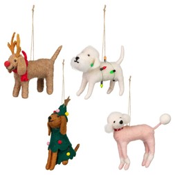 FELT DOG TREE DEC £2 (426101) GROUP