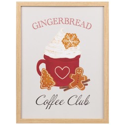 GINGERBREAD CANVAS - 30 X 40CM £3 (436149)